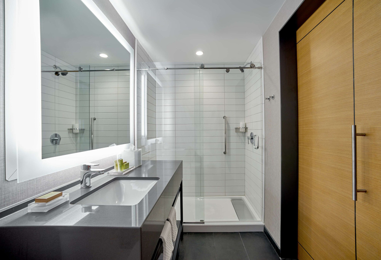 Bathroom 4, Hilton Des Moines Downtown, Polk