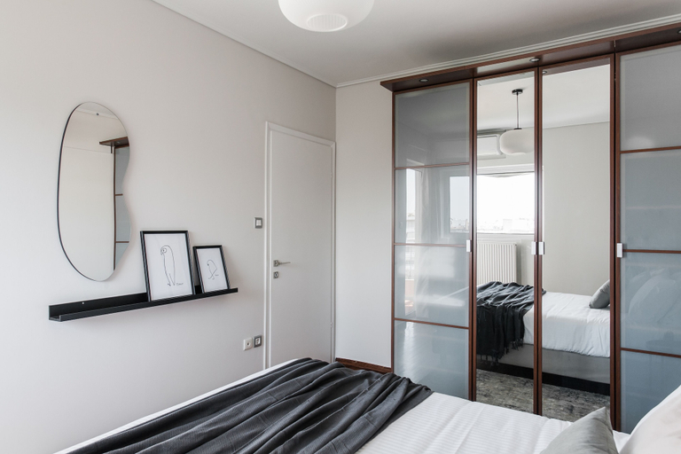 Bedroom 2, Alluring 2BR Apartment in Marousi, Attica
