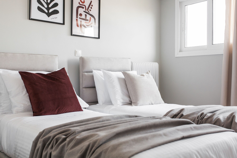 Bedroom 4, Celestial 3BR Apartment with Balcony, Attica