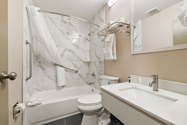 Bathroom 4, Super 8 by Wyndham Charlottesville, Albemarle