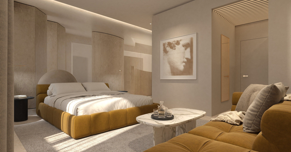 Bedroom 2, Borghese Contemporary Hotel, Rome