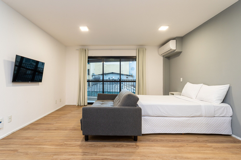 Bedroom 3, Aurora Paulistana a passos do Metrô República, São Paulo