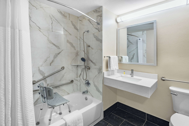 Bathroom 4, Super 8 by Wyndham Charlottesville, Albemarle