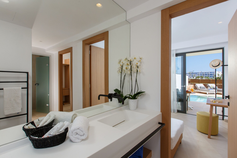 Bathroom 4, Aloe Boutique Hotel, Crete