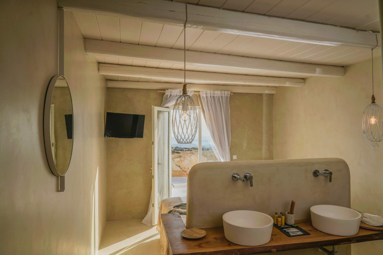 Bathroom 4, Mykonos High Sunset Villa, South Aegean