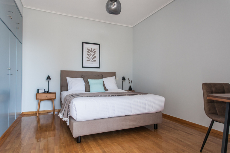 Bedroom 4, Enjoyable 2BR Apartment in Marousi, Attica