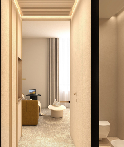 Bathroom 4, Borghese Contemporary Hotel, Rome