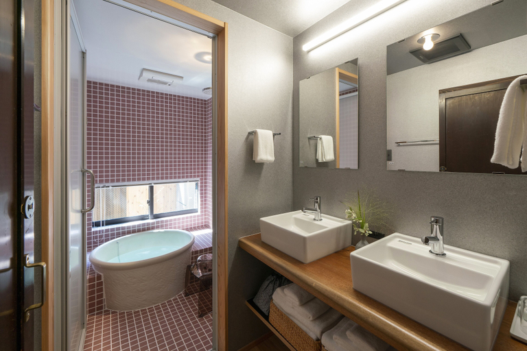 Bathroom 3, Shiori Machiya Holiday House, Kanazawa