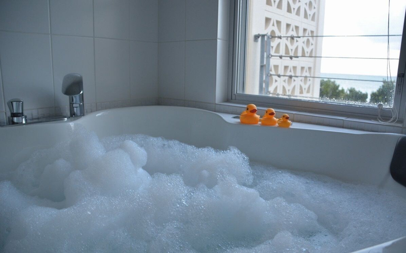 Bathroom 3, Arimabaru Beach Resort, Motobu