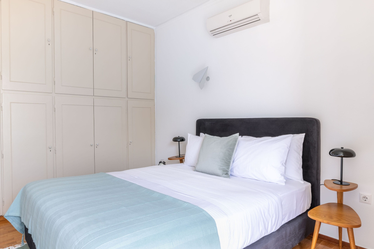 Bedroom 2, Outstanding 2BR Apartment in Cholargos, Attica