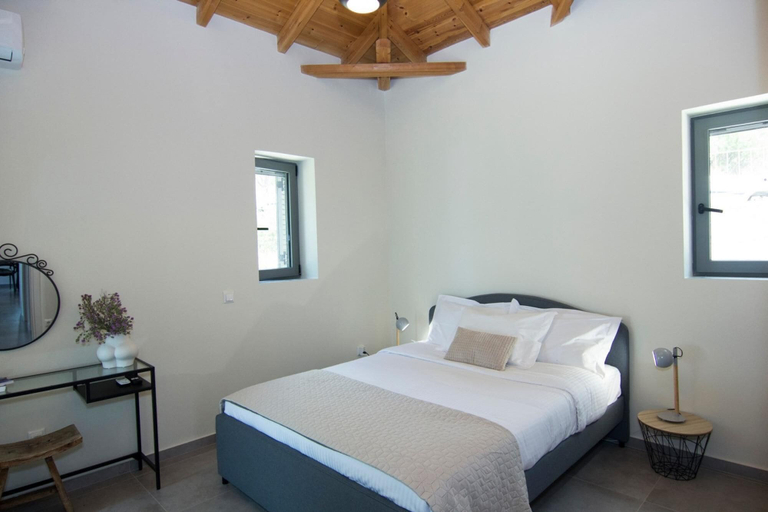 Bedroom 3, Irini Villa by Elrin Villas Mani, Peloponnese