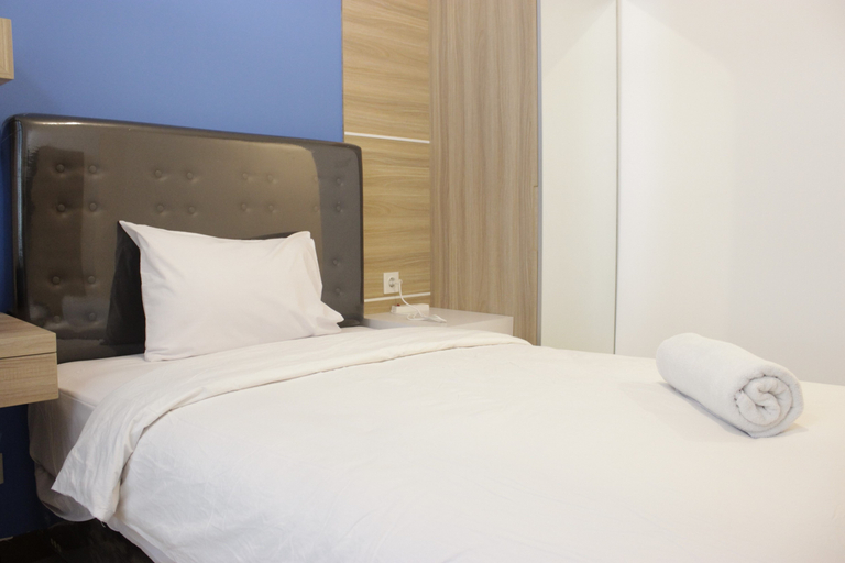 Bedroom 2, Pleasant Studio Semi Apartment at The Lodge Paskal near BINUS University By Travelio, Bandung