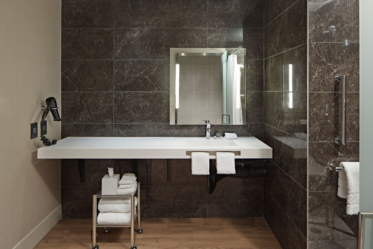 Bathroom 5, AC Hotel by Marriott Minneapolis Downtown, Hennepin