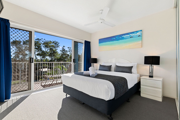Bedroom 4, White Crest Apartments, Hervey Bay - Pt A