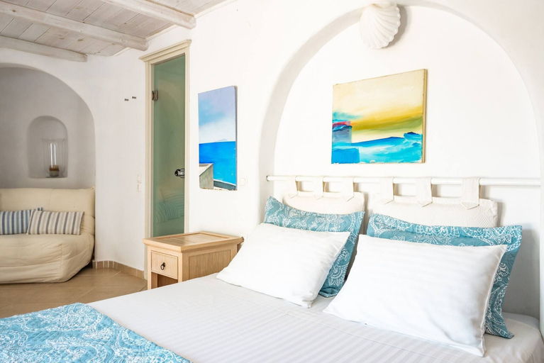 Bedroom 3, Paraga Scorpios Villa1 hot tub 7 Mins Walk to Beach by Calypso Sunset Villas, South Aegean