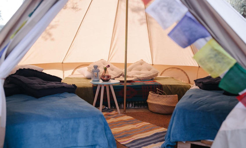 Bedroom 2, NISI Campsite, Central Greece