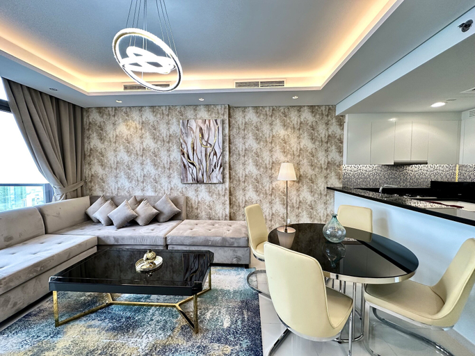 Living area 2, LuxBnB Paramount Midtown SeaView, Dubai