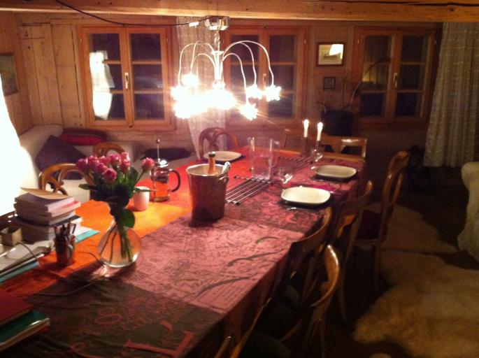 Food & Drinks 5, 400 Year Old Swiss Chalet, Obersimmental