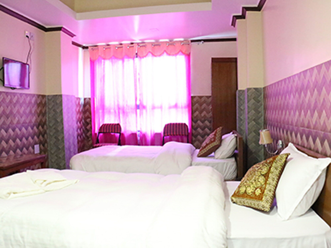Bedroom 4, Hotel Crown, Lumbini