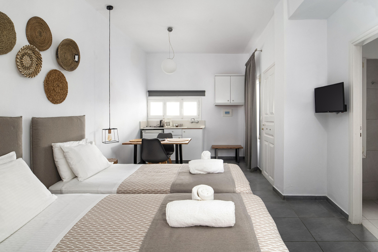 Bedroom 4, Alkyoni Studios, South Aegean