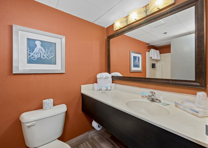 Bathroom 5, Hotel Monte Carlo Ocean City, Worcester