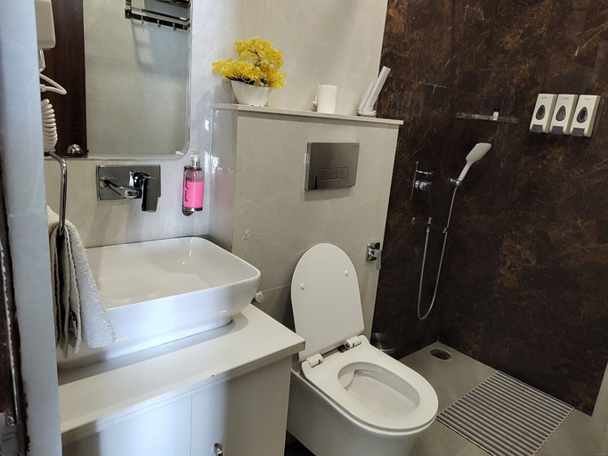 Bathroom 4, Hotel Le Halcyon, Solan
