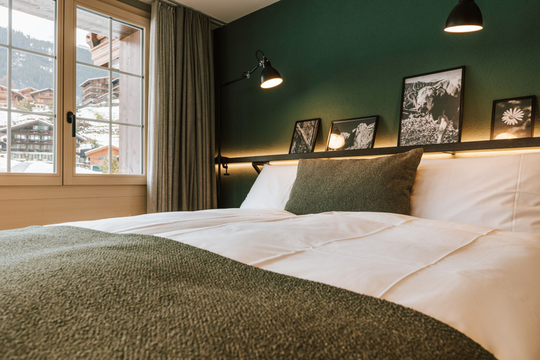 Bedroom 3, Hotel Fiescherblick, Interlaken