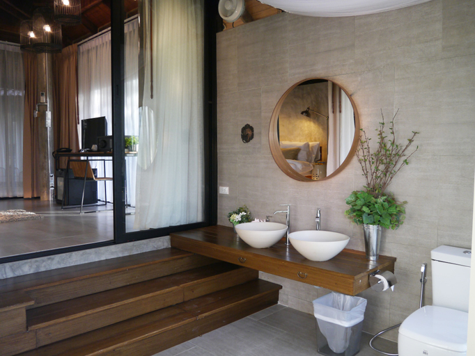 Bathroom 4, Rabbiz Hill Resort, Kang Hang Maeo