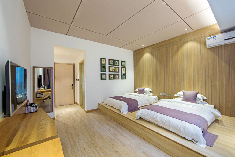 Bedroom 3, Ancient Street No.5 Youth Chic Hotel, Nanping