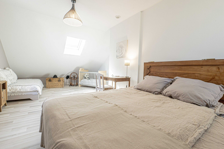 Bedroom 3, Chambres d'hôtes Au Chat Verrier, espace bien-être, Seine-et-Marne