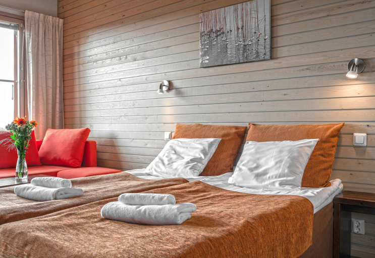 Bedroom 3, Ski-Inn AurinkoRinne, Northern Ostrobothnia