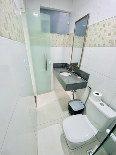 Bathroom 5, Piratas Do Morro Pousada - Hostel, Cairu