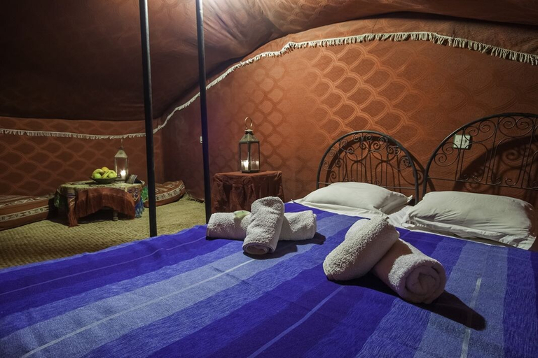 Bedroom, Bivouac Le Nomade camp, Ouarzazate