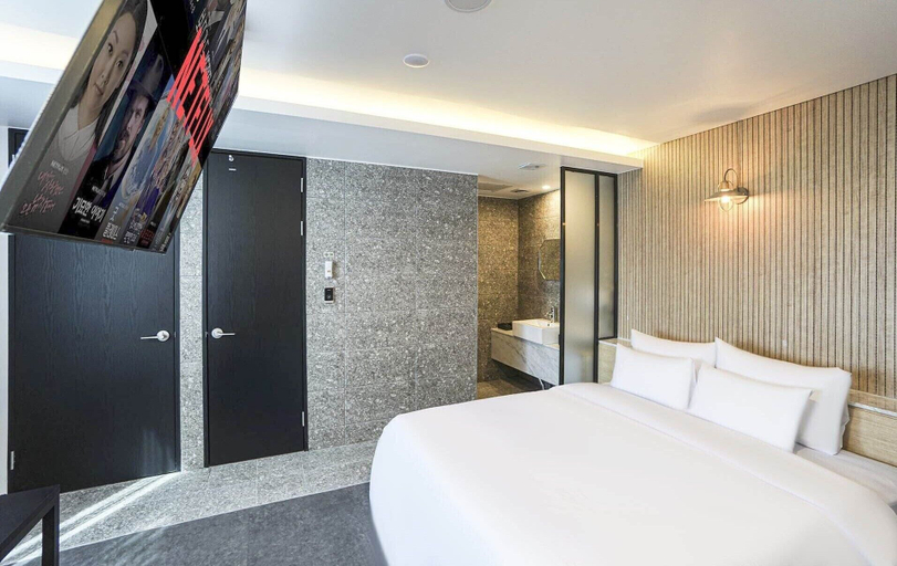 Bedroom 3, Wall Hotel Cheonan Cheongsu, Cheonan