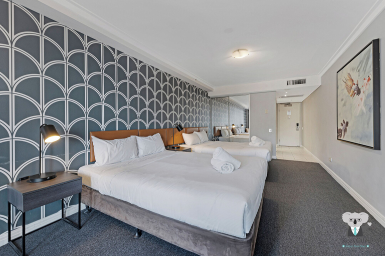 Bedroom 5, KozyGuru | Sydney CBD | 2 Bed Studio, Sydney