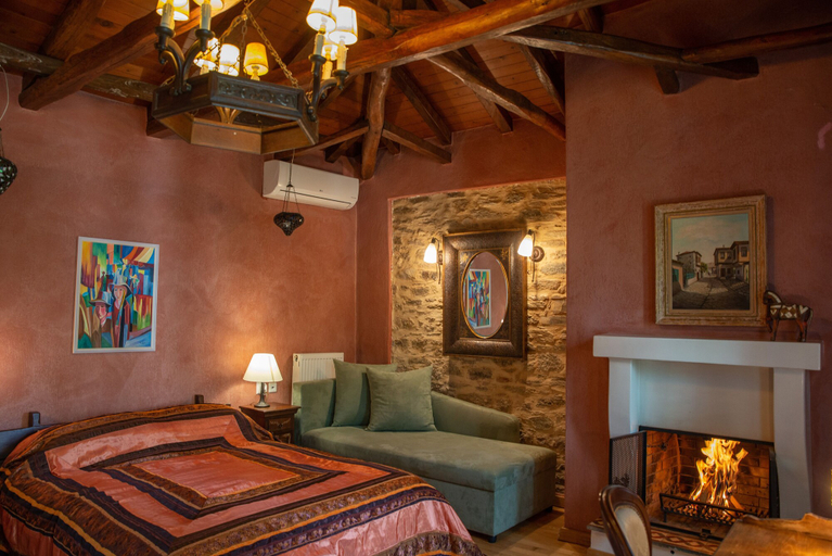 Bedroom 2, Archontiko Stamou Hotel, Thessaly