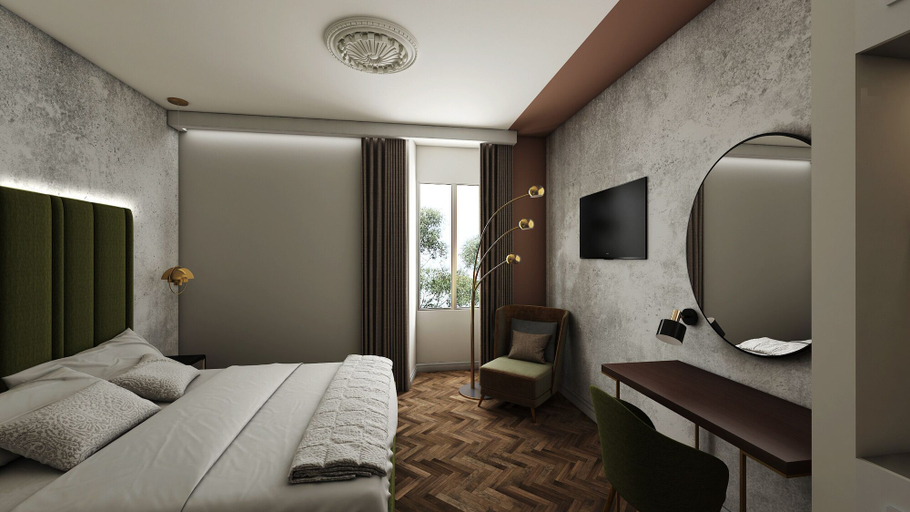 Bedroom 3, Palazzo Santo Spirito, Bergamo