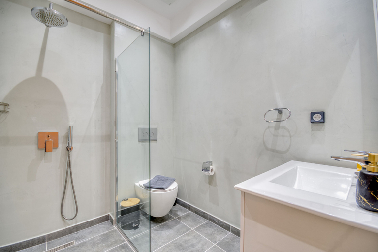 Bathroom 5, Rhodes Island Elli Beach Apartments, South Aegean