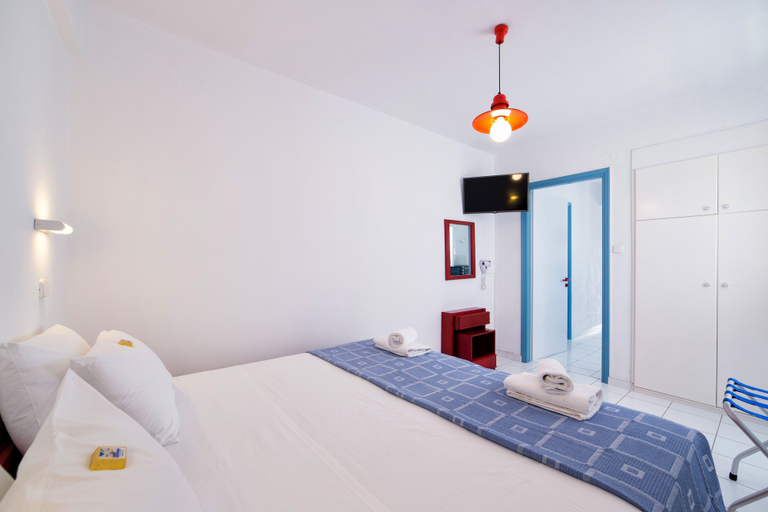 Bedroom 3, Fivos Apartments, South Aegean