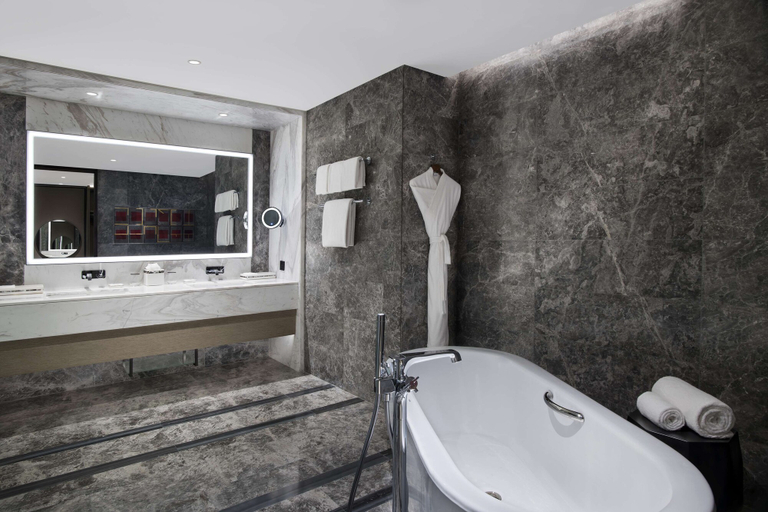 Bathroom 5, Hilton Bengaluru Embassy Manyata Business Park, Bangalore