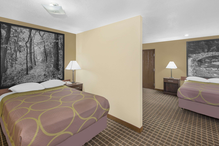 Bedroom 3, Super 8 by Wyndham Webster City IA, Hamilton