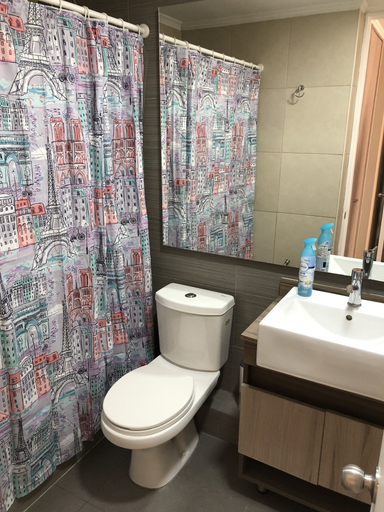 Bathroom, Bello Depto Amunategui, Santiago