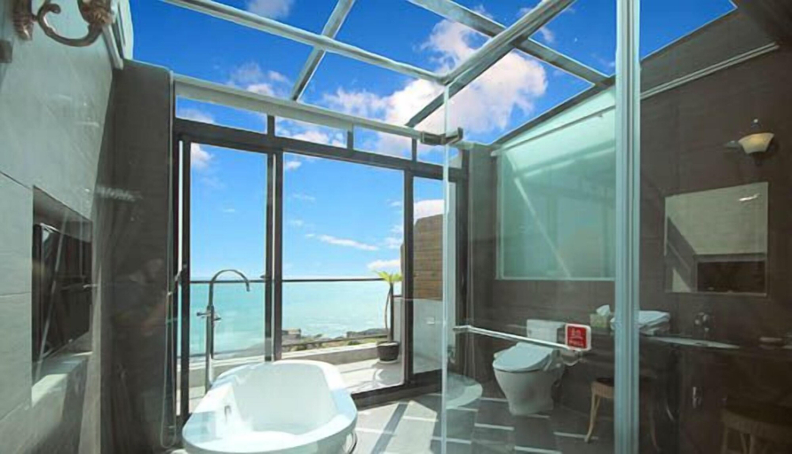 Bathroom 5, Jing Guan Hotel, Pingtung