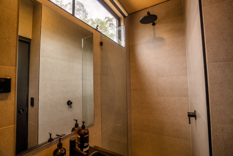 Bathroom 5, CABN Off Grid Cabins Barossa, Light