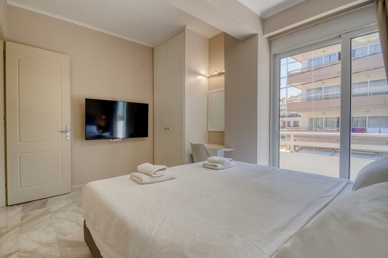 Bedroom 3, Rhodes Island Elli Beach Apartments, South Aegean