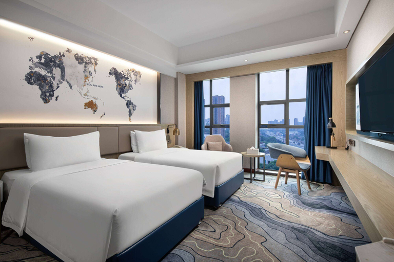 Bedroom, Ramada By Wyndham Changsha Tianxin, Changsha