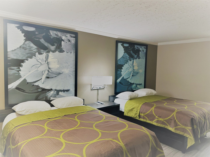 Bedroom 4, Super 8 by Wyndham Picayune, Pearl River