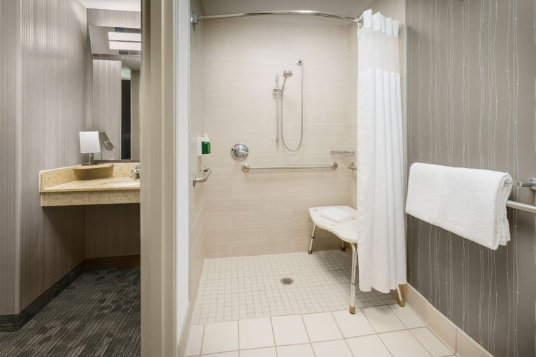 Bathroom 5, Courtyard by Marriott Chicago Bloomingdale, Dupage