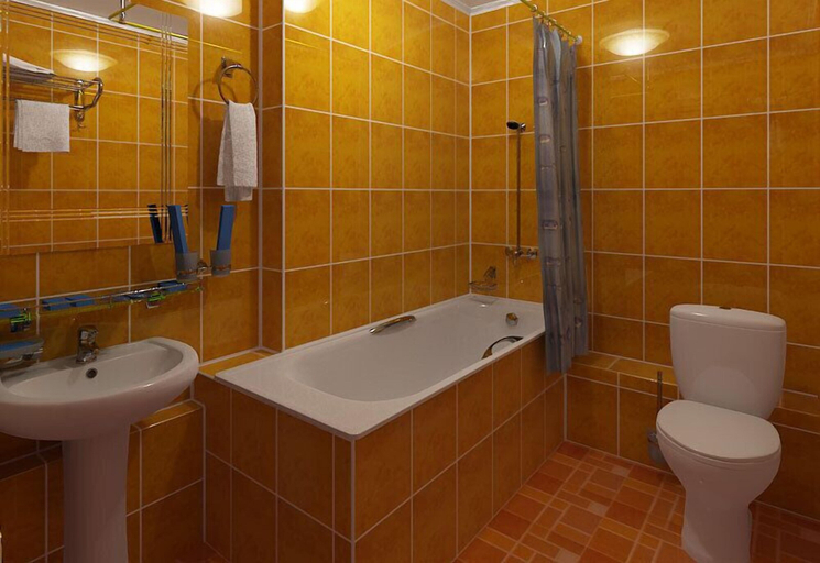 Bathroom 2, Meridian Hotel, Vladivostok gorsovet