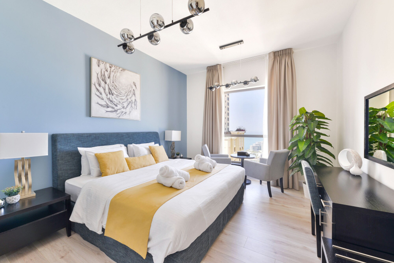 Room 3, Luxury JBR Shams - Full Sea View - Free Beach Resorts Access!, Dubai